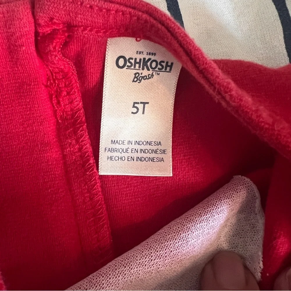 OshKosh Sparkle Ponte Dress, Red SZ 5T